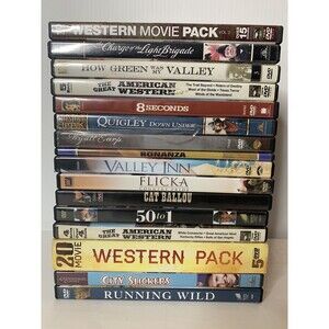 DVD Western Movies X 16 Complete list in Details!